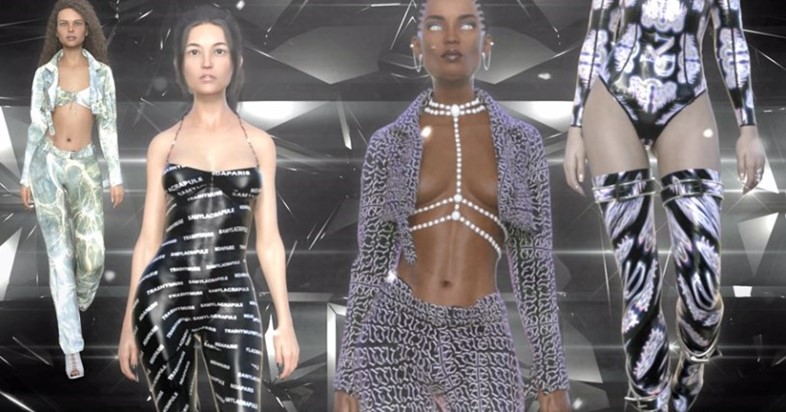 Trashy muse virtual avatar fashion show