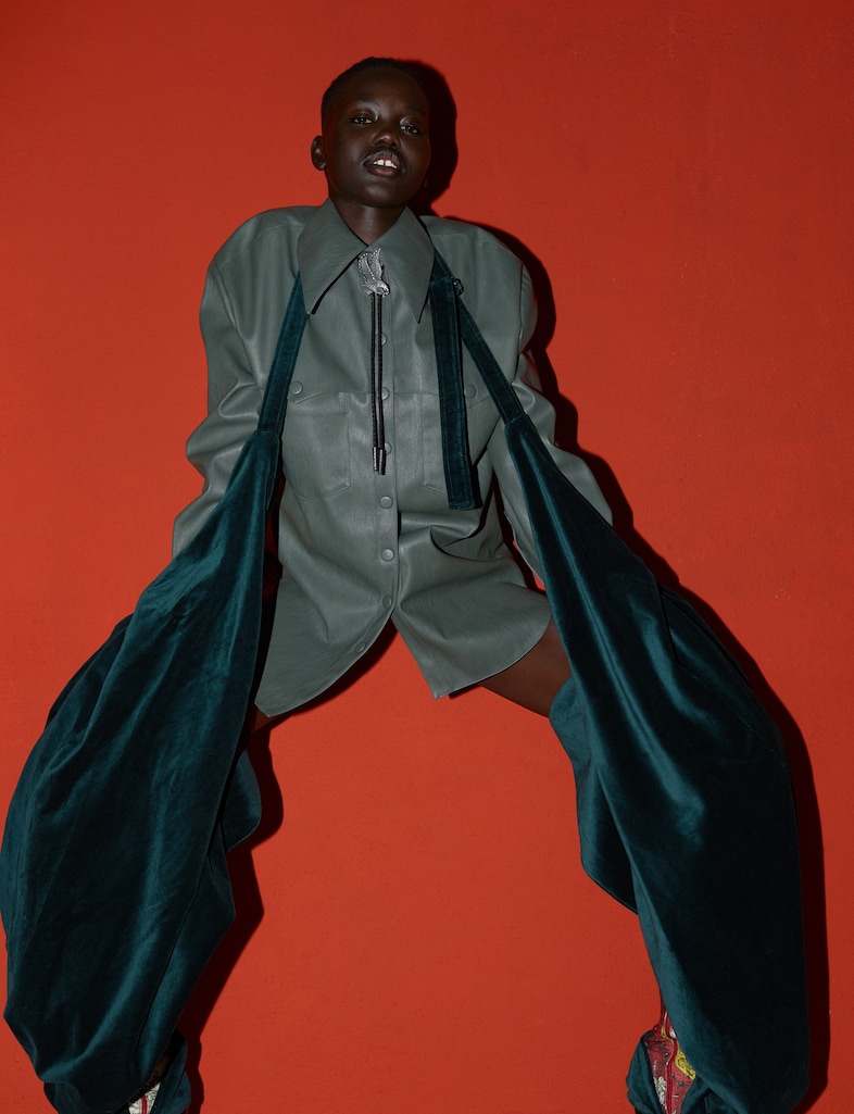 Adut Akech: Saddle Up! | Dazed