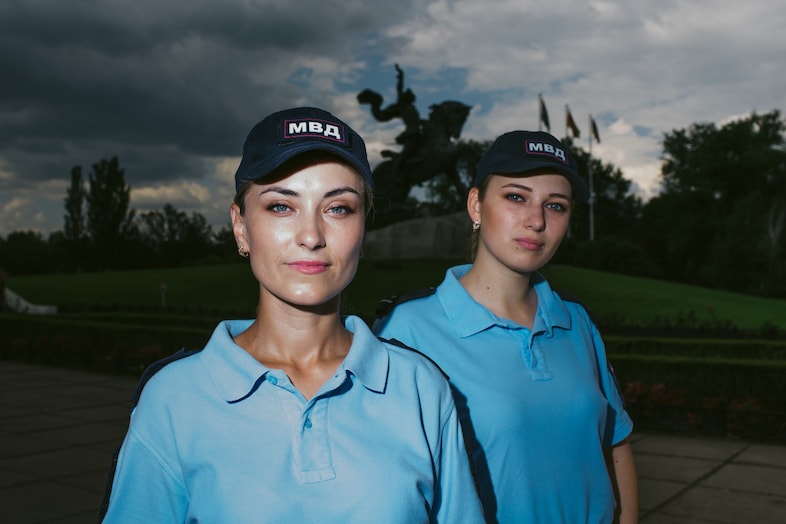 Transnistria women working jobs police bus driver boxer 