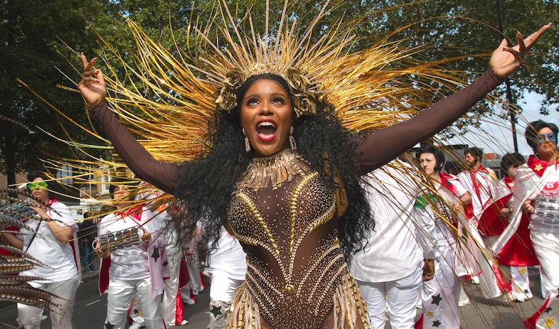 Paraiso School Samba Notting Hill Carni Queen of the Bateria