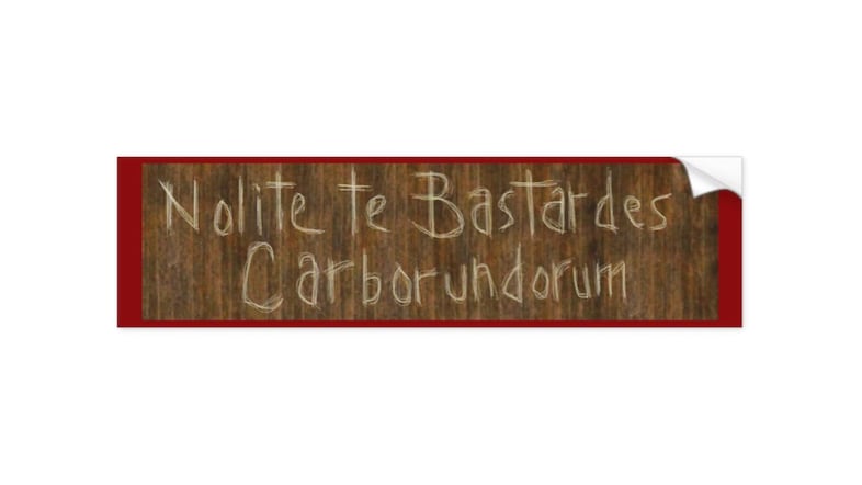 The Handmaid’s Tale bumper sticker