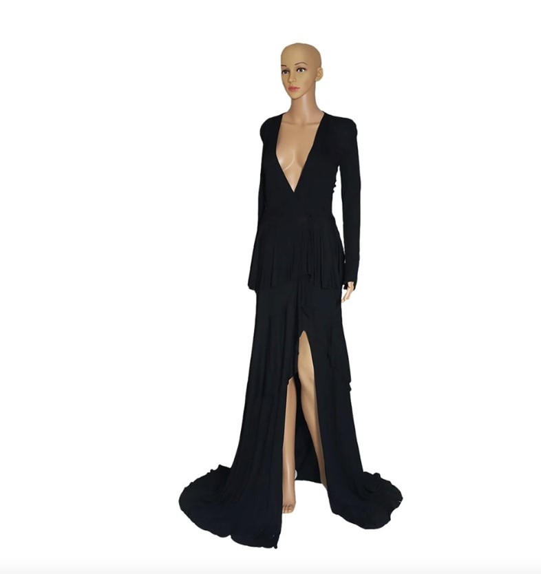 Kardashian Kloset Roberto Cavalli gown 