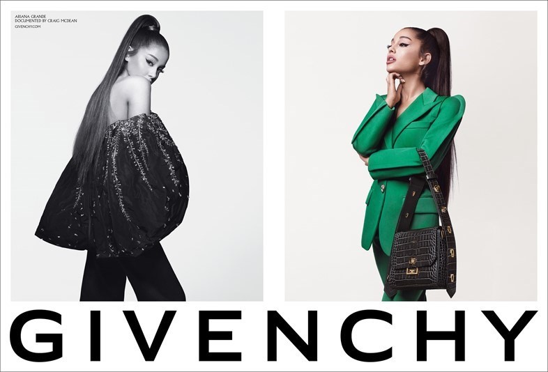 Best pop star fashion campaigns Givenchy Ariana Grande