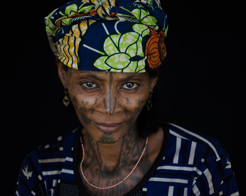 marked nadine ibrahim nigeria lagos scarification 