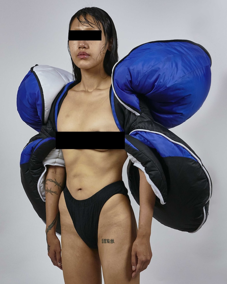 Danni Harris Human Animal fashion collection Saint Martins 7