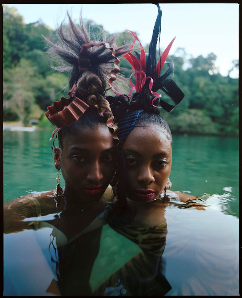 nadine ijewere jawara tallawah exhibition black hair jamaica 4