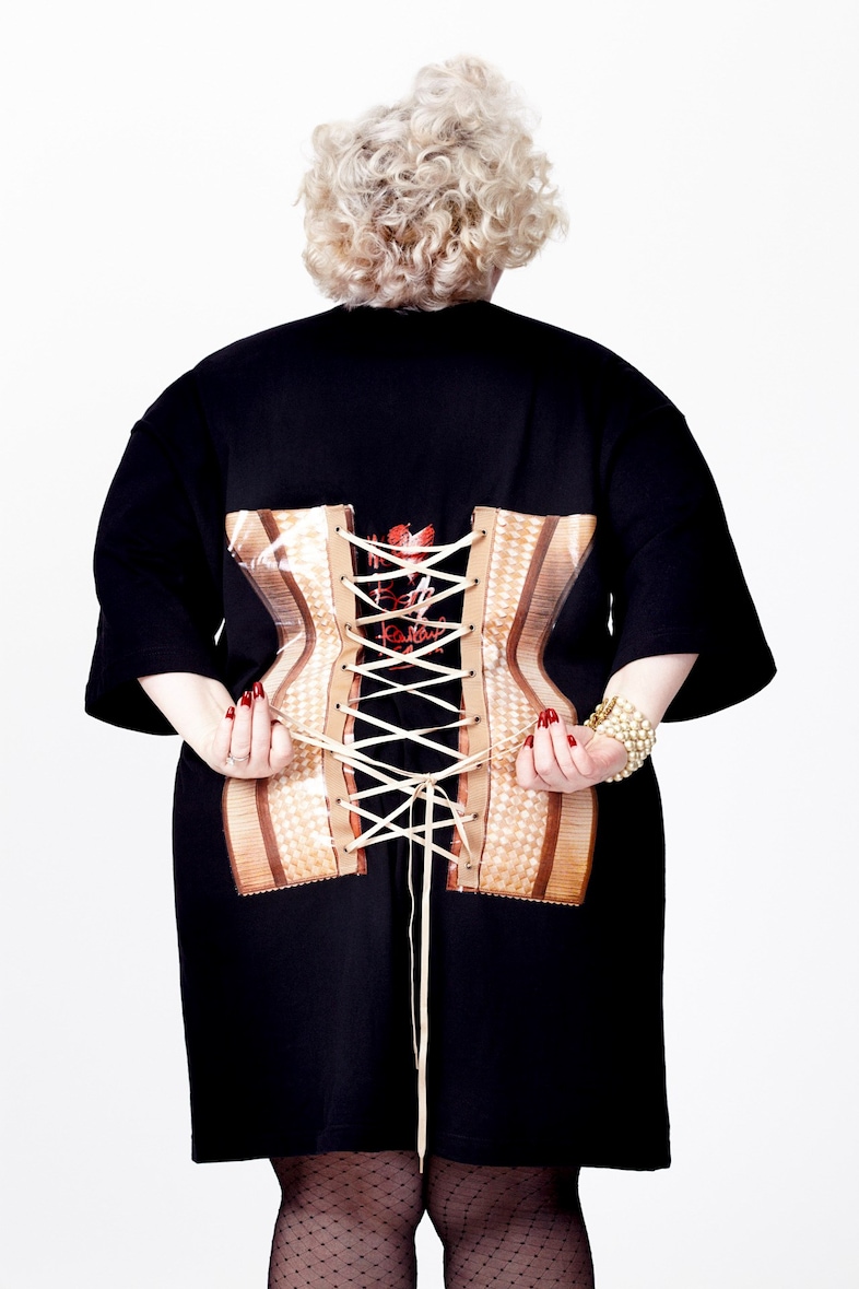Jean Paul Gaultier Beth Ditto 2015 trompe l’oeil