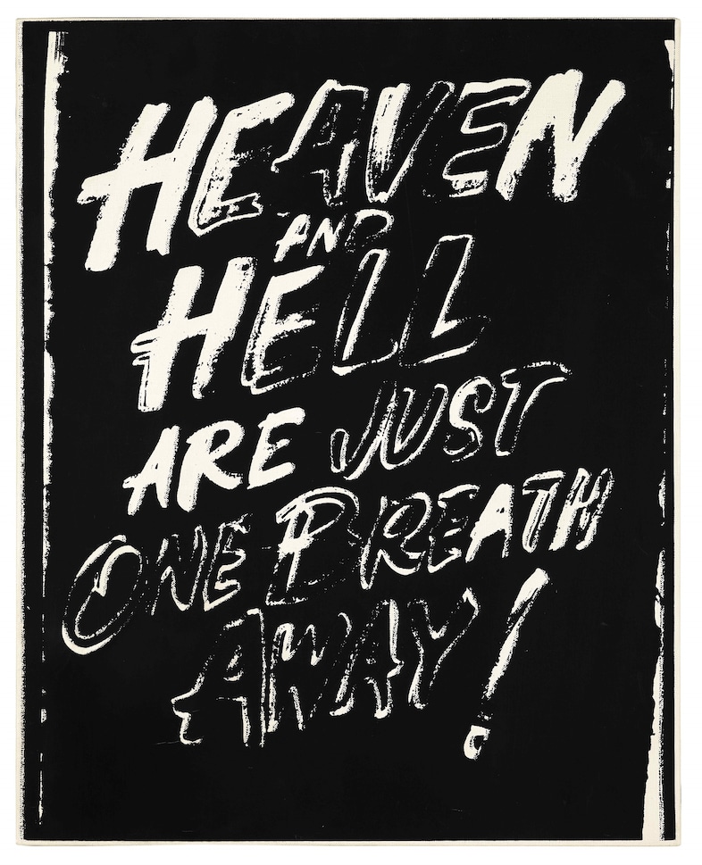 Andy Warhol, Heaven and Hell Are Just One Breath Away 2