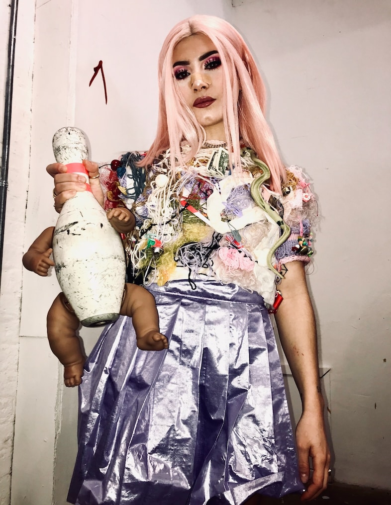 Backstage at the AW20 Fashion East London Fashion Week 15