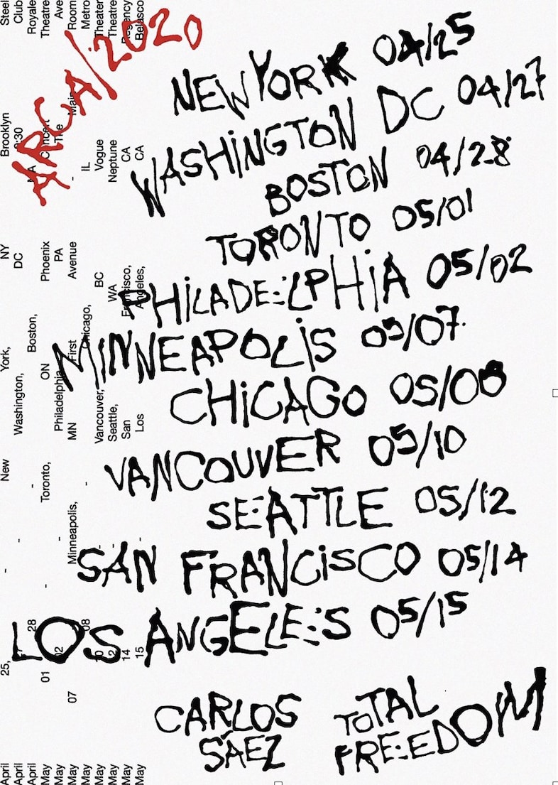 Arca North American Tour