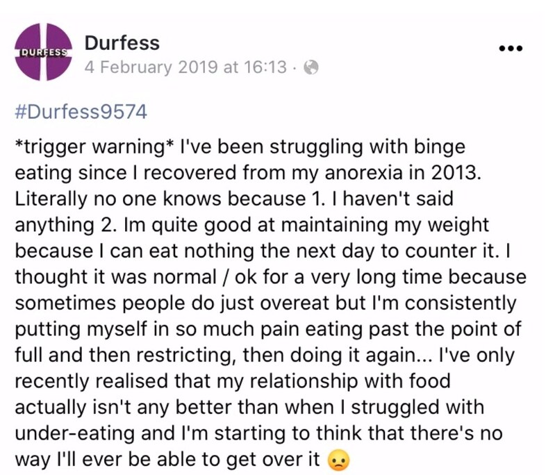 Durfess university ‘confessions’ pages
