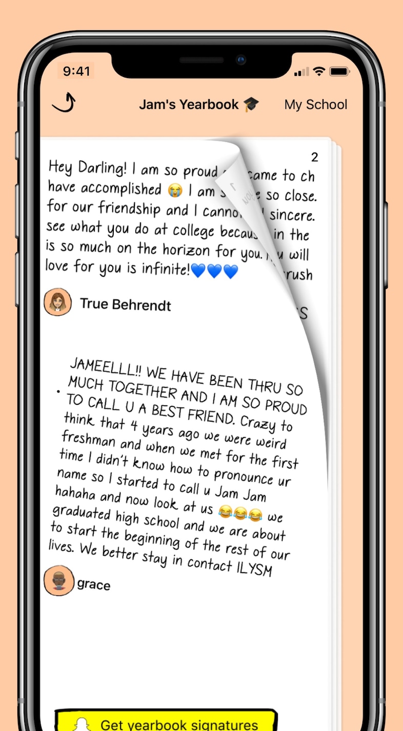 HAGS yearbook app