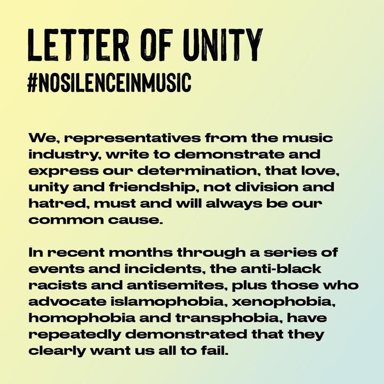 #NoSilenceInMusic
