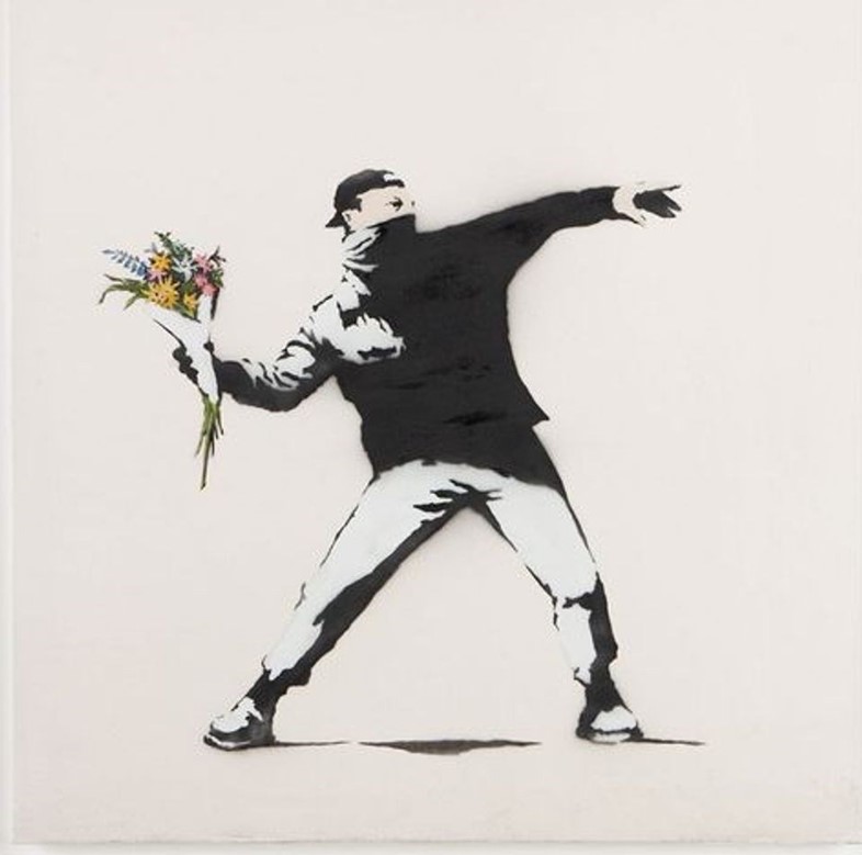 Banksy ‘Flower Thrower’