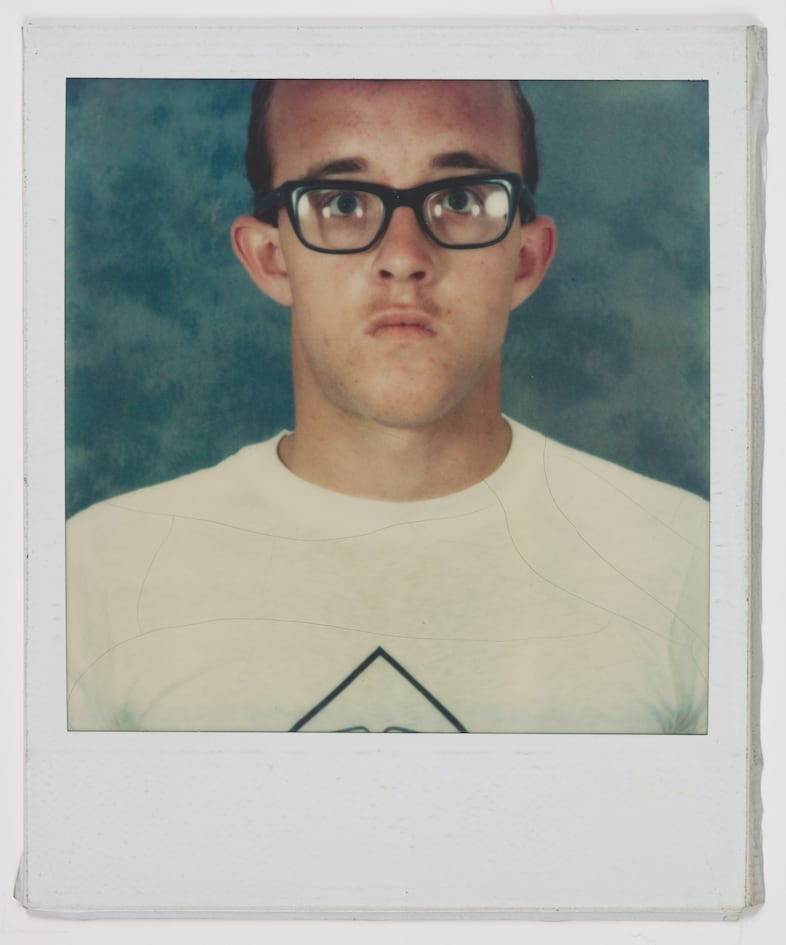 Keith Haring. “Self-portrait Polaroid” 9