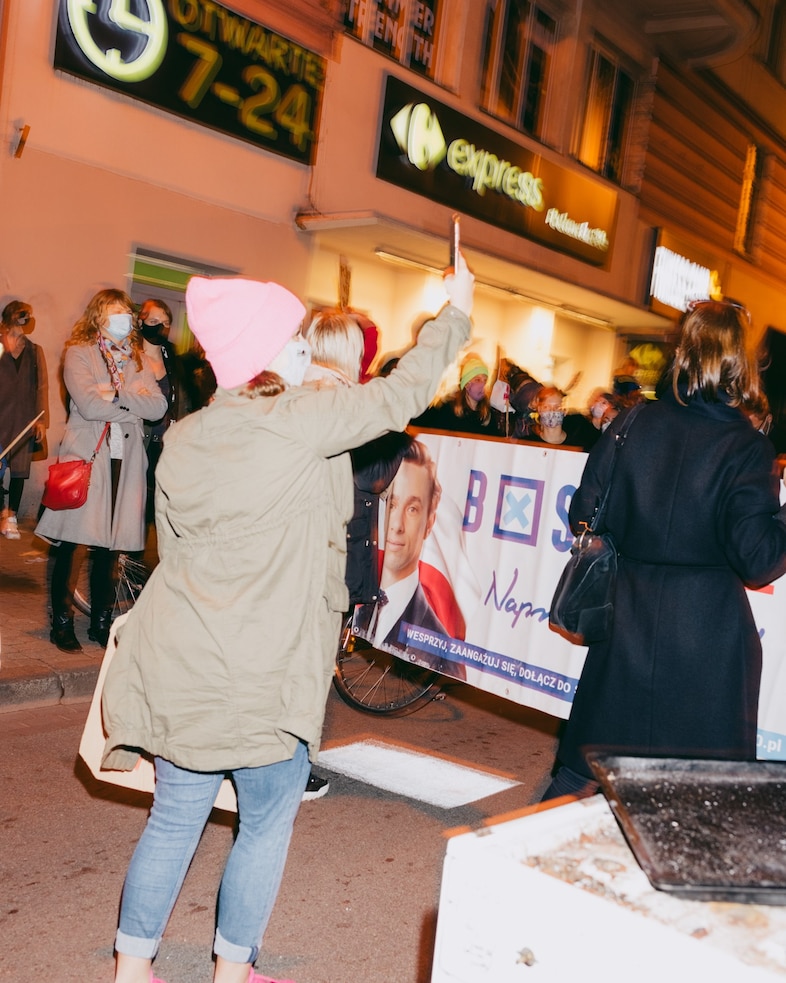 Poland’s abortion law ruling protest 8 7