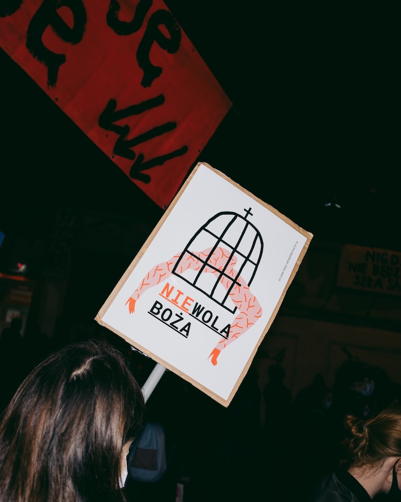 Poland’s abortion law ruling protest 13 12