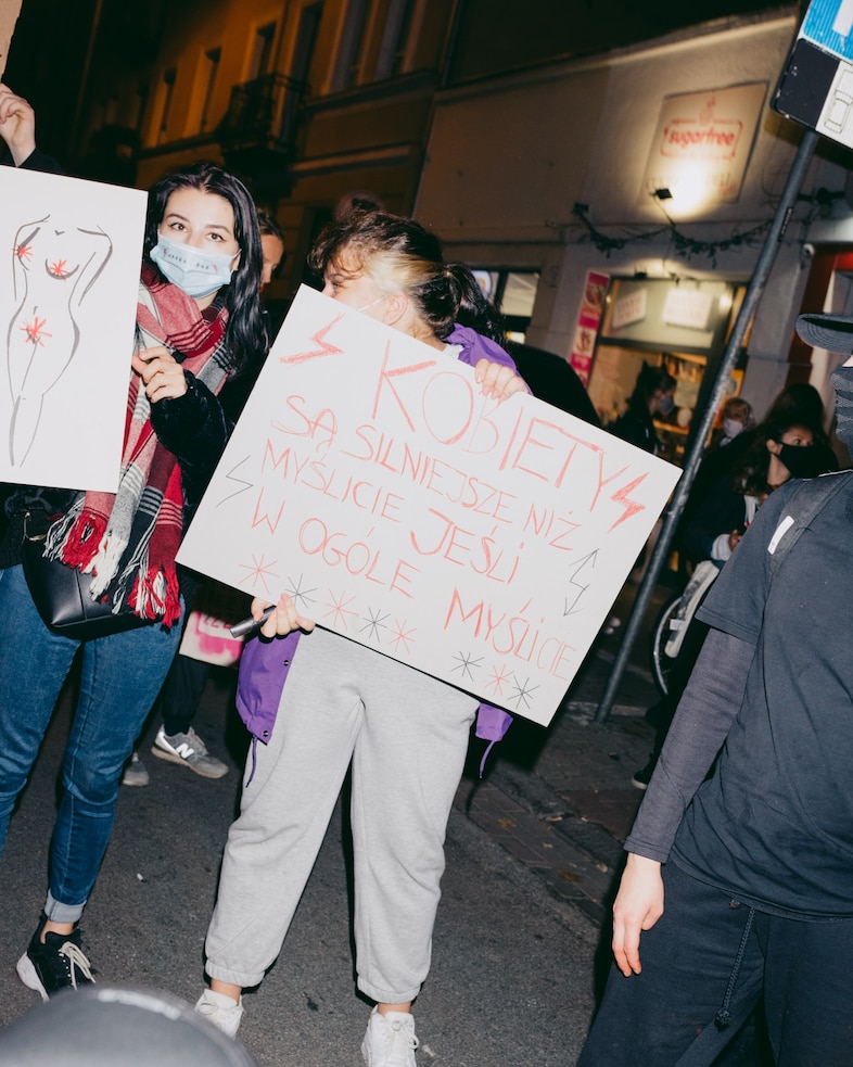 Poland’s abortion law ruling protest 17 16