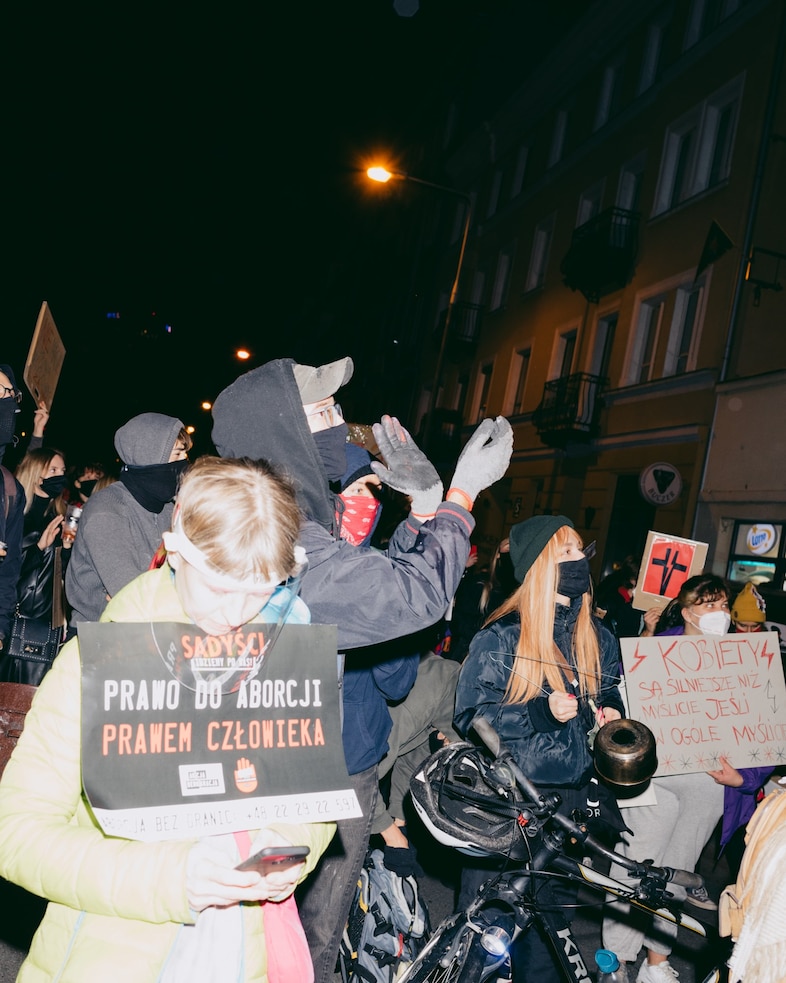Poland’s abortion law ruling protest 25 24