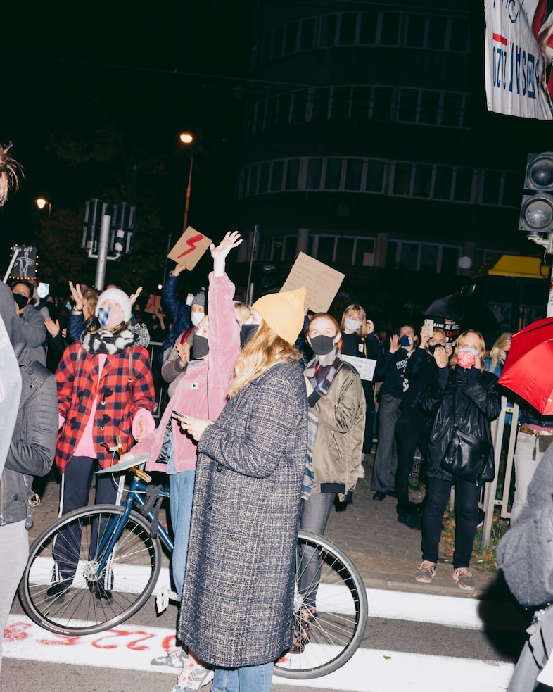 Poland’s abortion law ruling protest 26 25