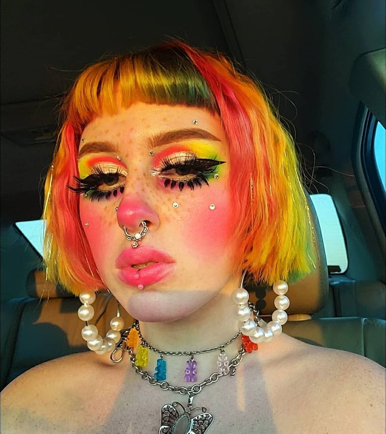 @circusfairie clowncore tik tok aesthetic 6