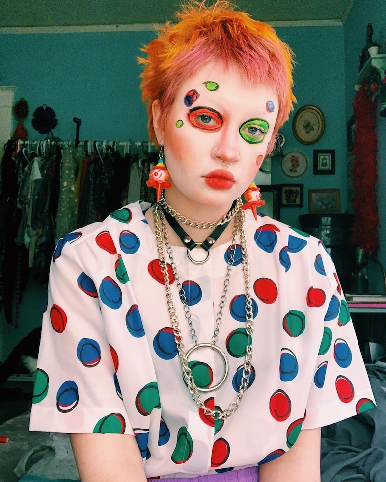 @clown.enby clowncore tik tok aesthetic 7