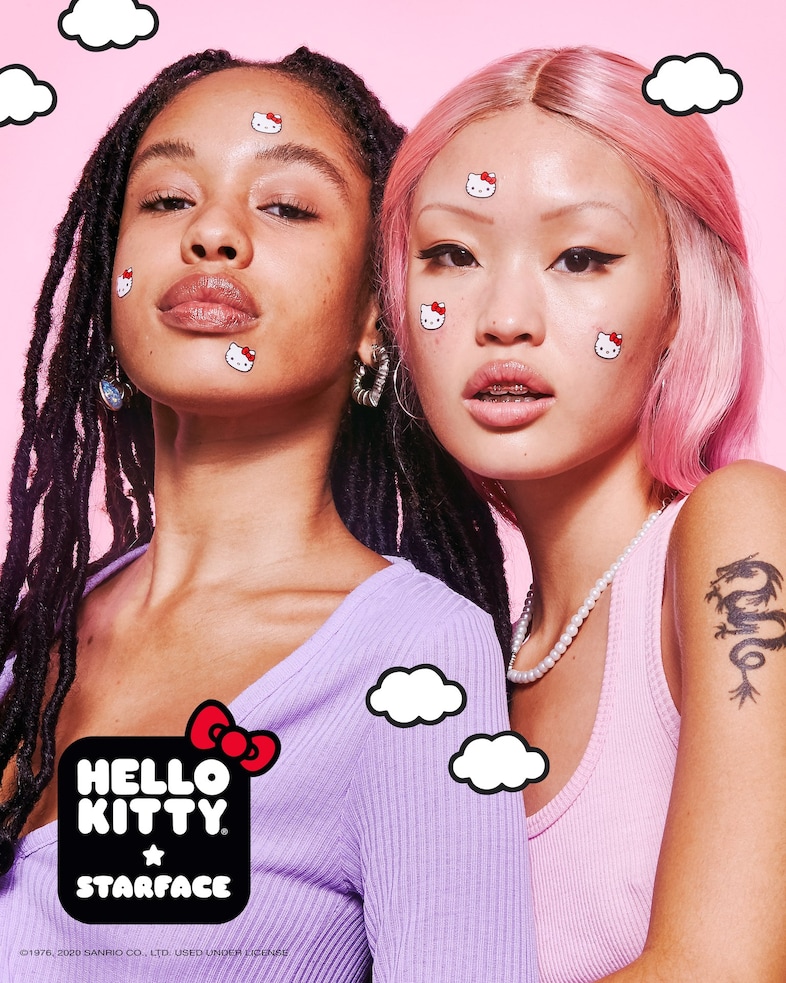 Большим hello. Парные аватарки с Хеллоу Китти. Hello Kitty x Starface патчи от прыщей купить.