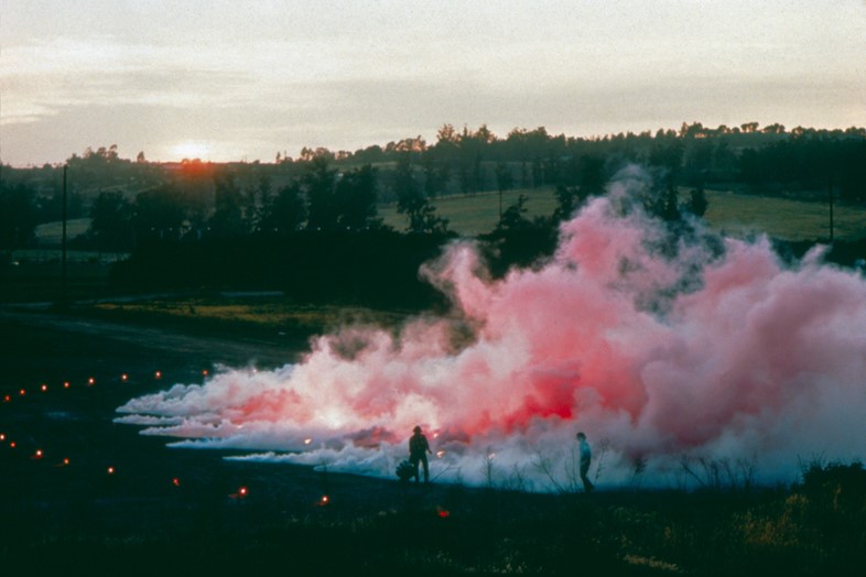 Judy Chicago. “Pink Atmosphere” (1971)