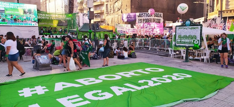 Argentina abortion bill demonstration