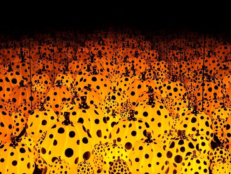 Yayoi Kusama, Pumpkins Screaming About Love Beyond Infinity