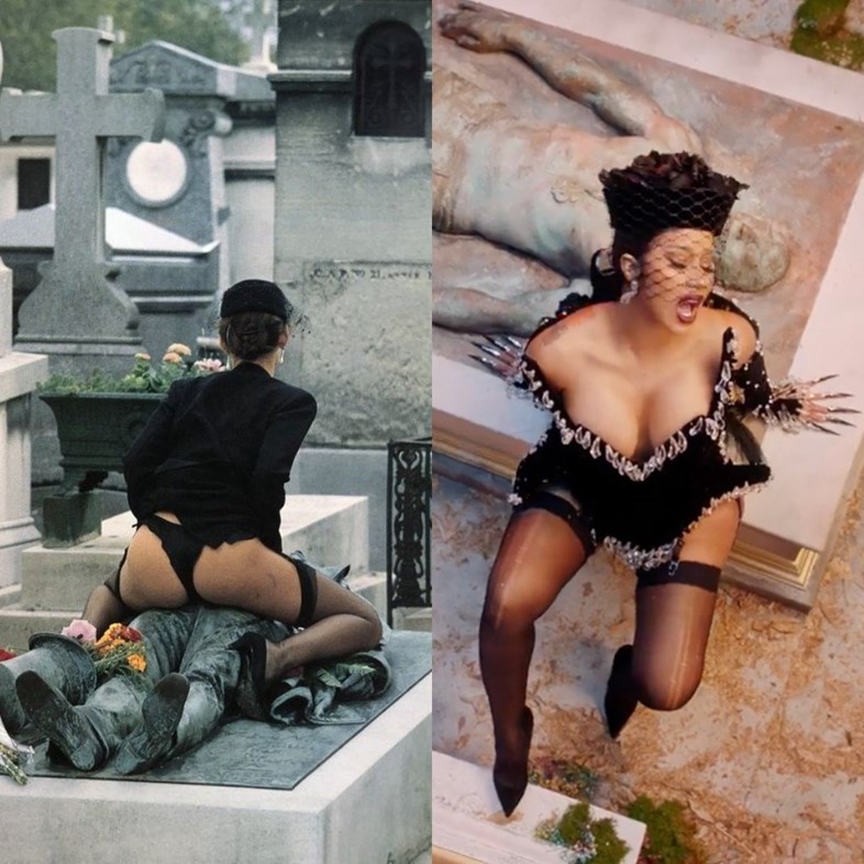 Cardi B’s ‘Up’ video references an erotic 80s photo book