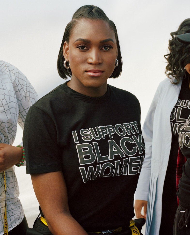 I Support Black Women by Trinice McNally and Off-White