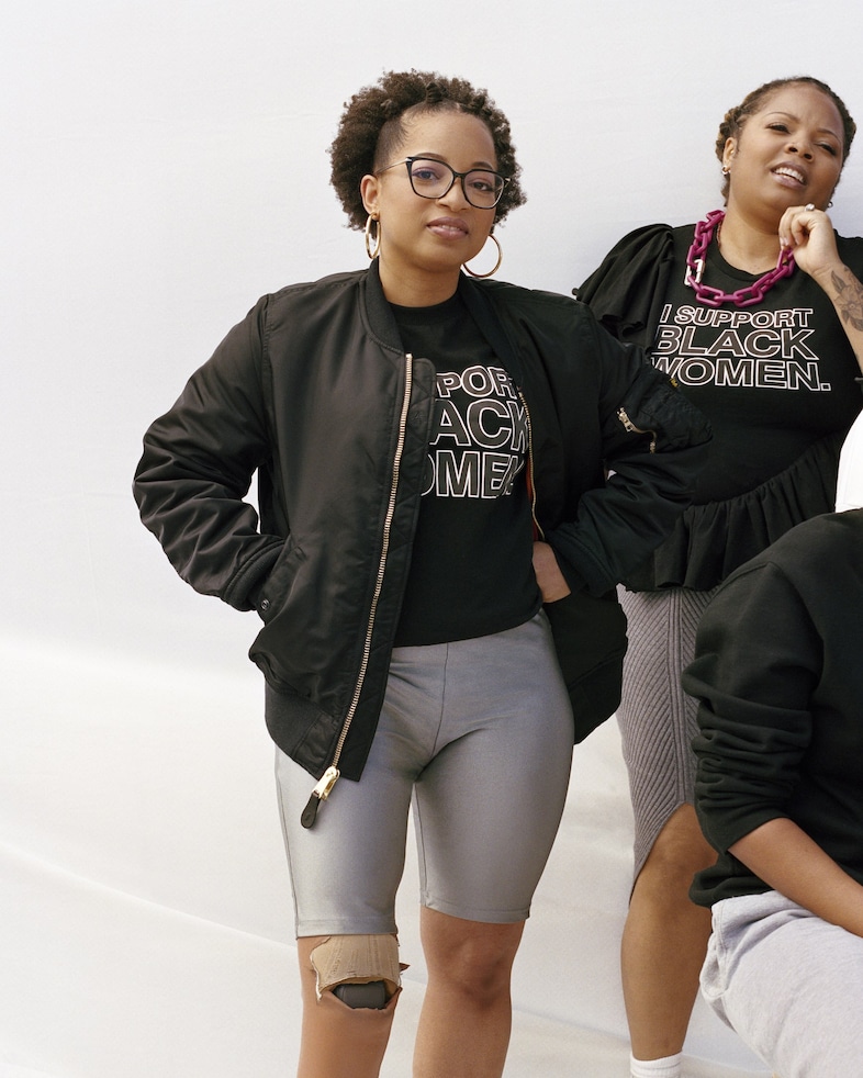 I Support Black Women by Trinice McNally and Off-White