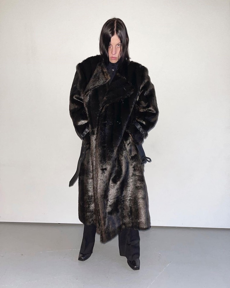 Anne Imhof wearing Burberry 1