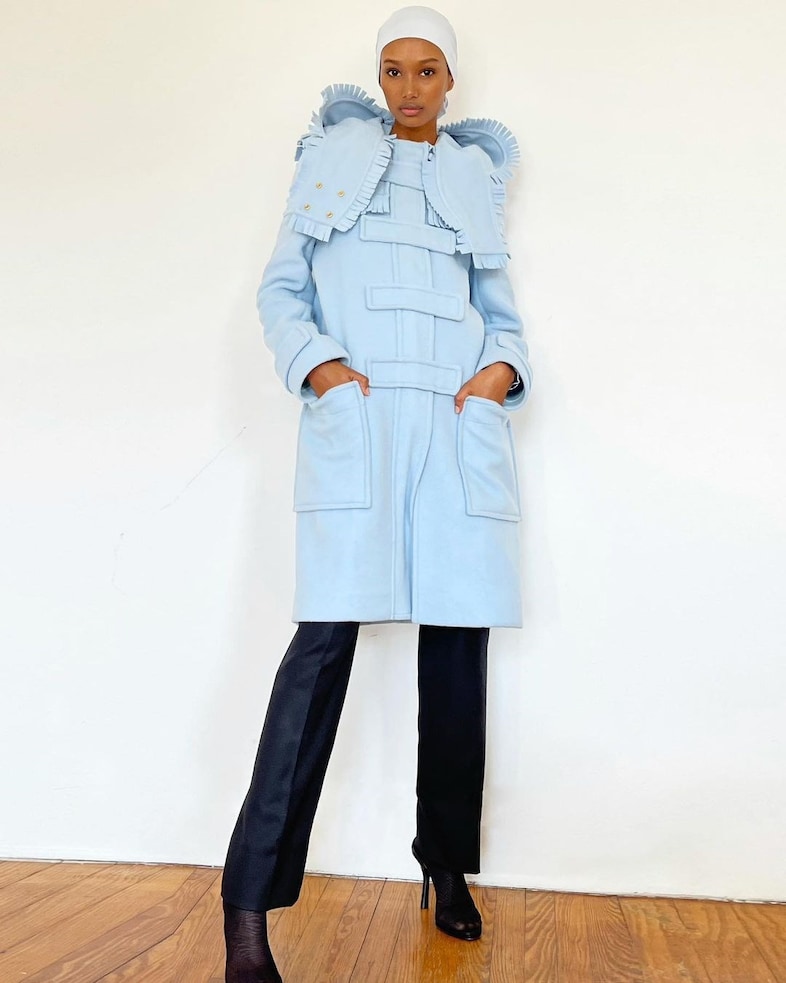 Ugbad Abdi wearing Burberry 16