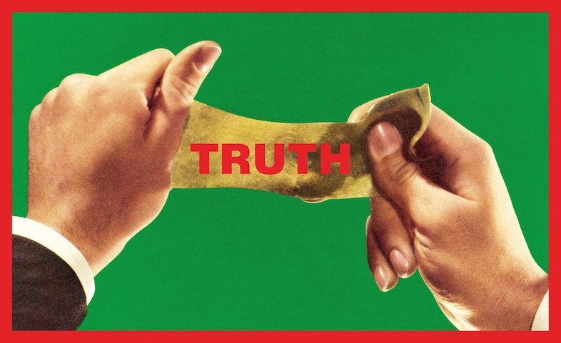 Barbara Kruger, “Untitled (Truth)” (2013)