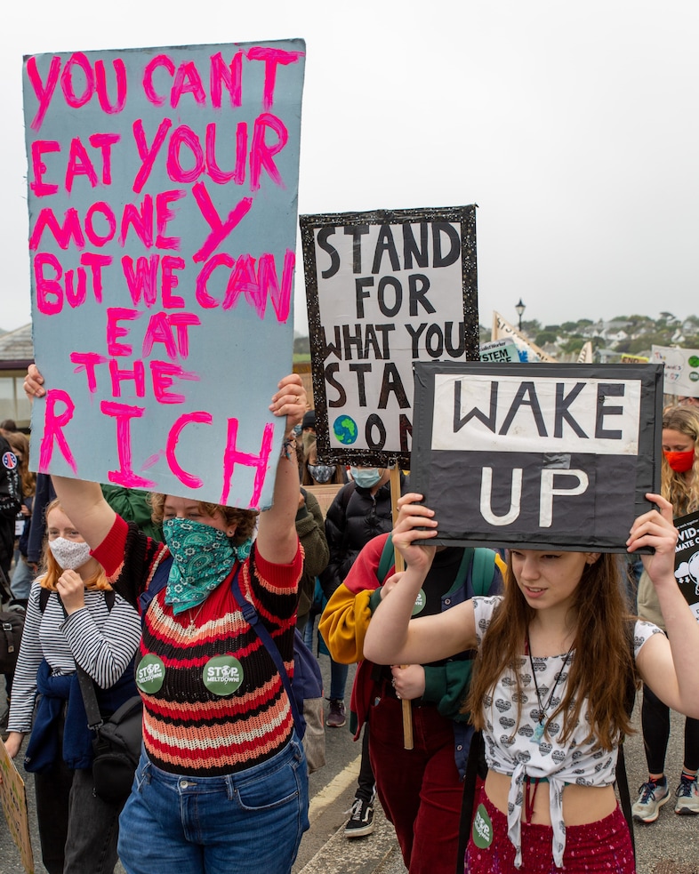 G7 summit protests, Cornwall