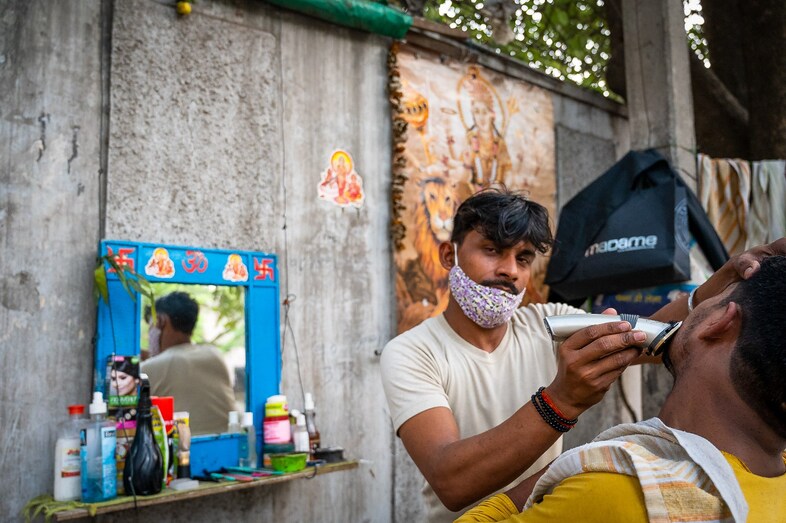 Yuvan Kumar, Indian Street Barbers (2021) | Dazed