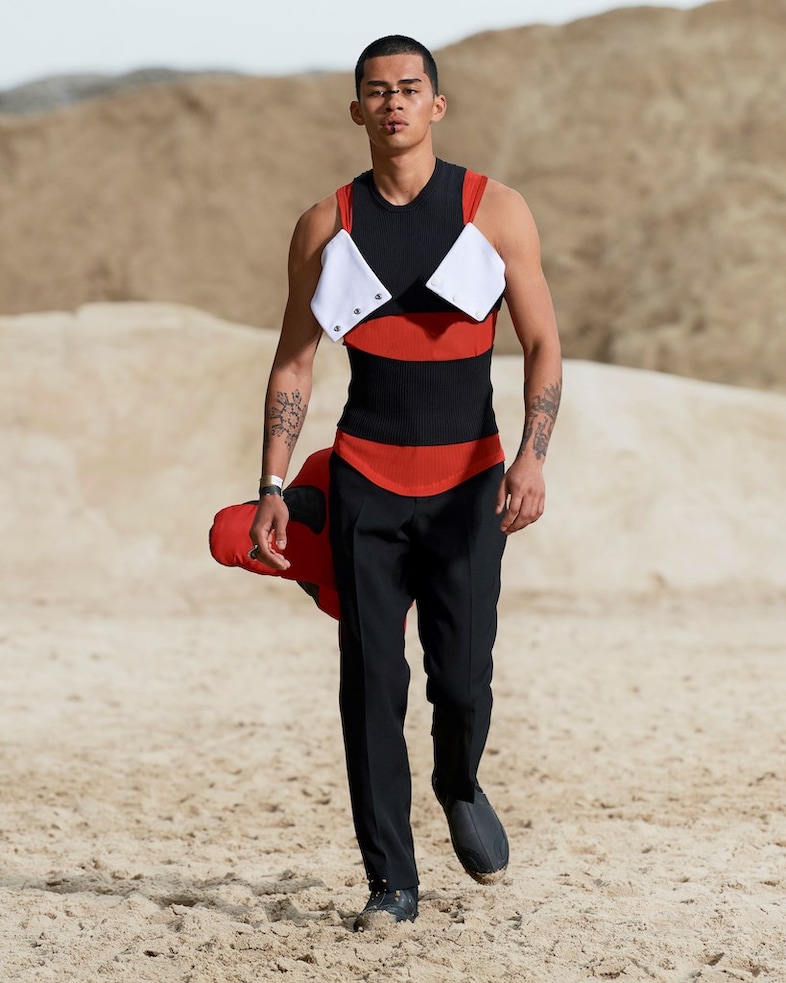 Burberry menswear SS22 collection by Riccardo Tisci 14