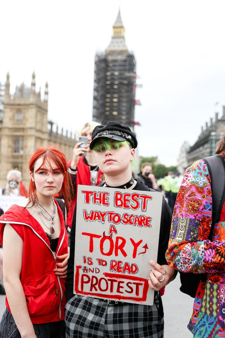 London Kill the Bill emergency protest 24