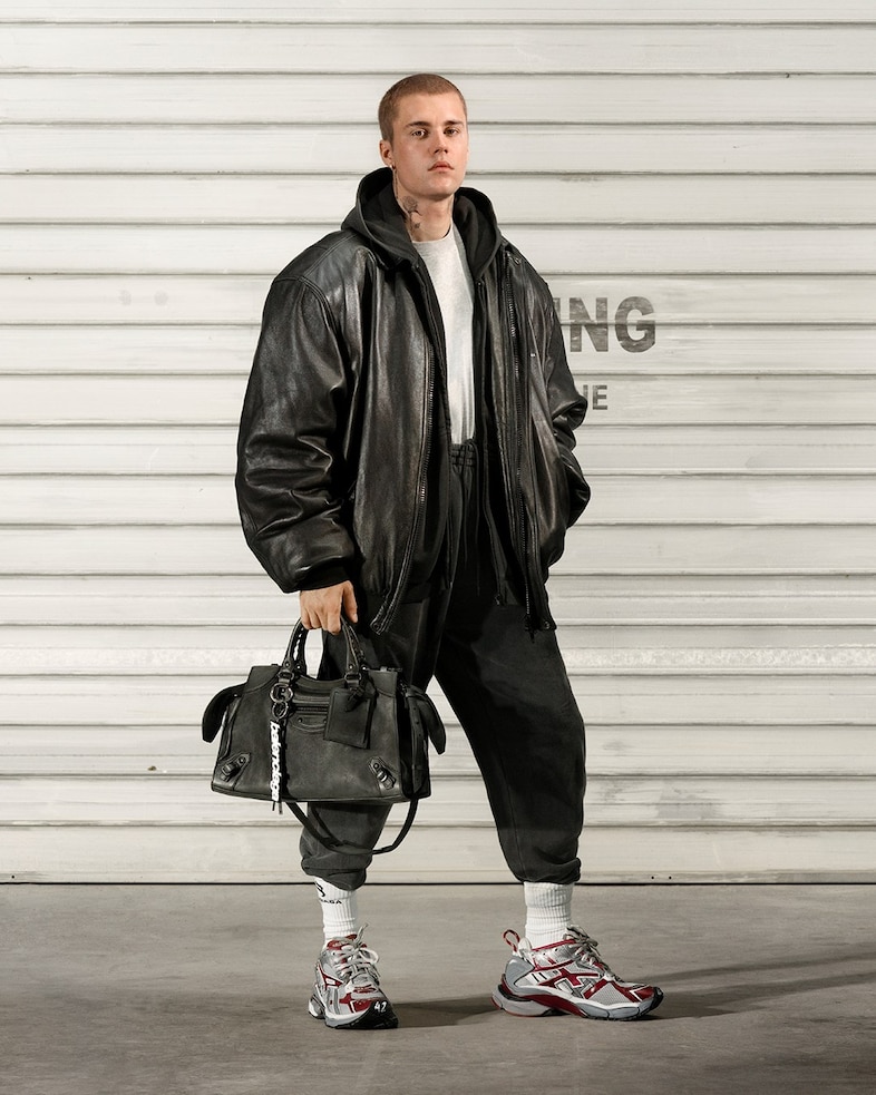 Balenciaga campaign Justin Bieber Isabelle Huppert 1