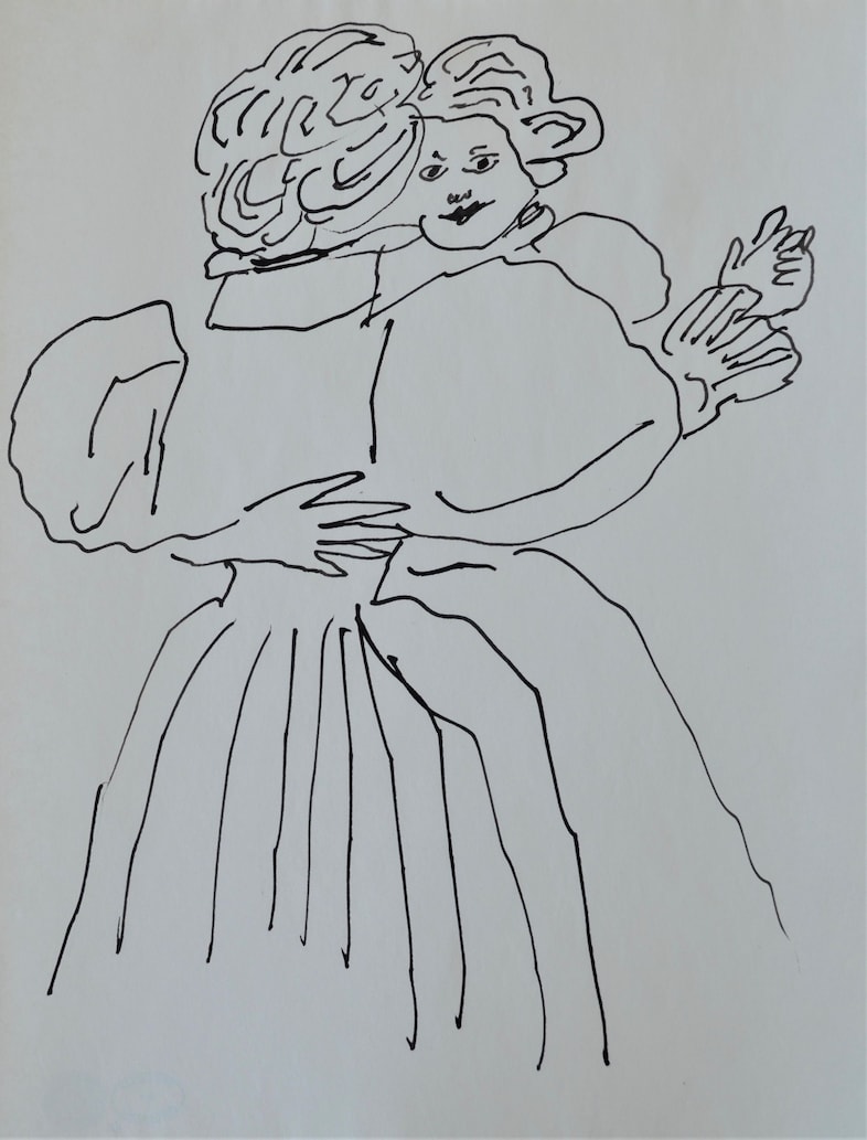 Andy Warhol, “Untitled (Dancing Couple)” (c. 1954) 6