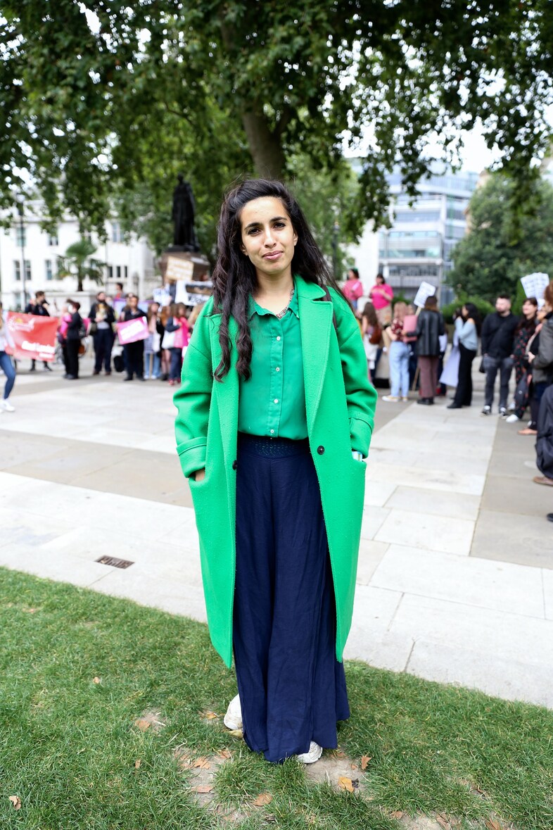 Texas abortion ban protest in London 26