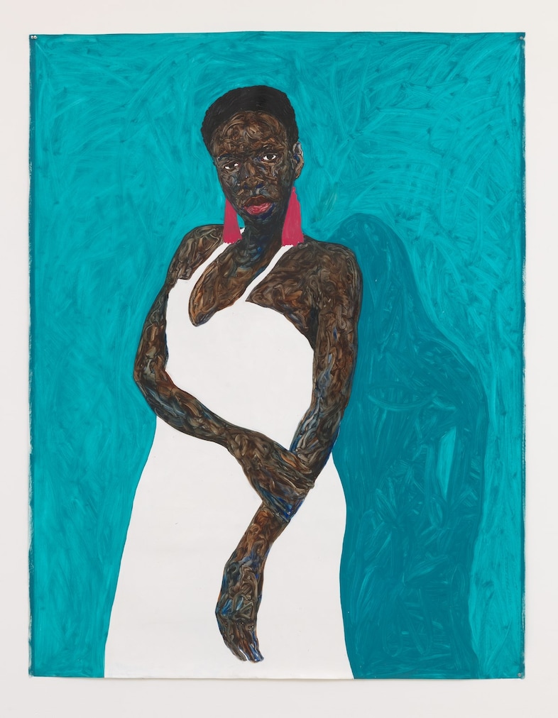 Amoako Boafo, “Tassel Earrings” 11