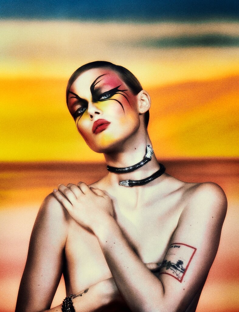 Valentino Beauty dazed autumn 2021 issue 1