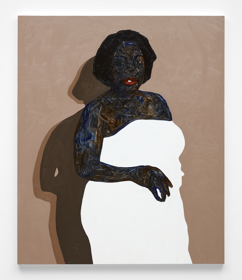 Amoako Boafo, “White Off Shoulder Dress” (2021) 4