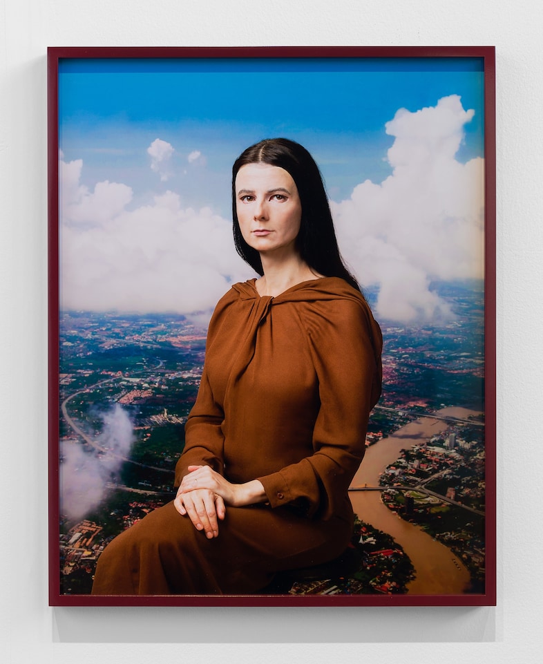 Gillian Wearing, “Me as Mona Lisa” (2020) 2