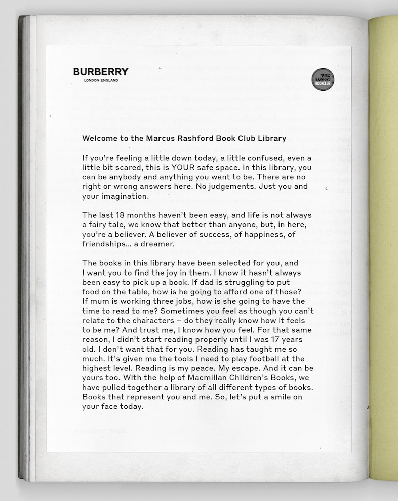 Marcus Rashford and Burberry 9