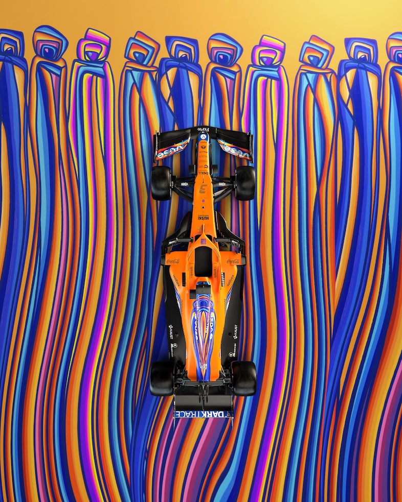 Rabab Tantaway’s McLaren Racing livery design 4