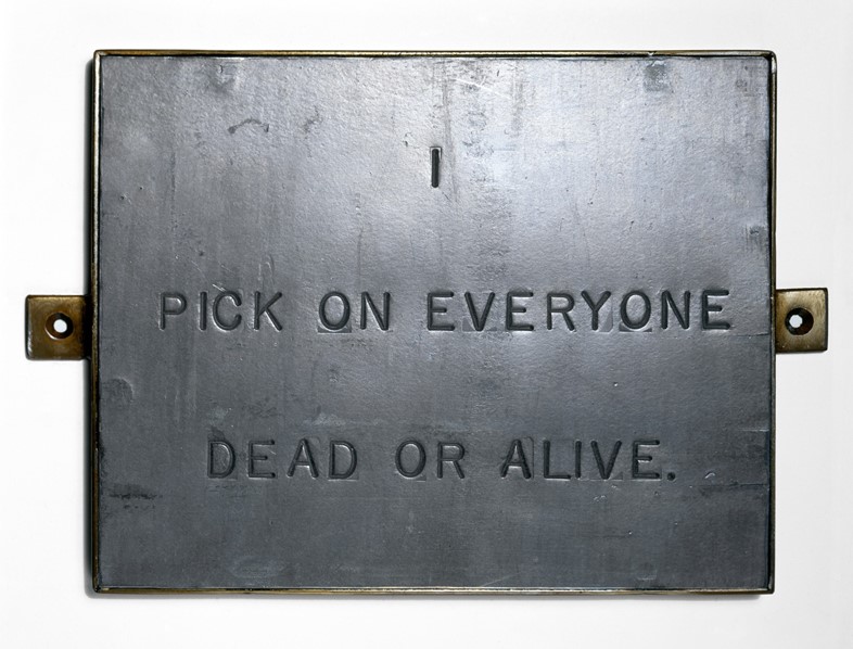 Louise Bourgeois, “I Pick on Everyone Dead or Alive” (1999)